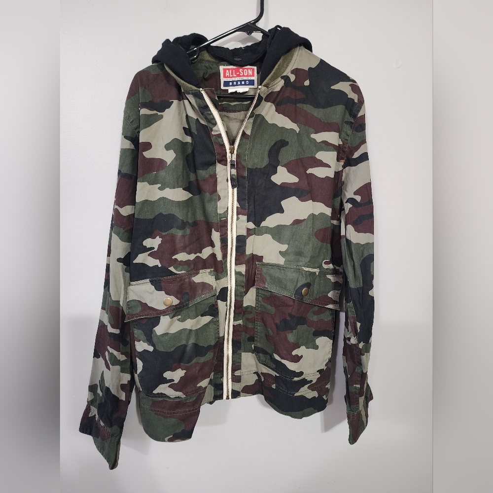 All-Son Camo Jacket Size XL